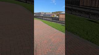 Class 158 passing Vale of Rheidol Aberystwyth shortsvideo cambrianrailway [upl. by Malim931]