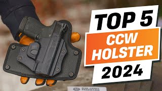 Top 5 BEST Holster For Concealed Carry You can Buy Right Now 2024 [upl. by Aihsilat]