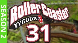 Lets Play Rollercoaster Tycoon 3  RIDING THE RIDES 2 [upl. by Biddle]