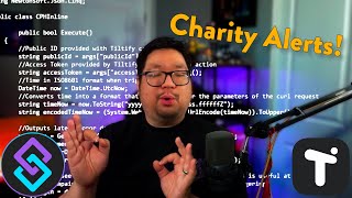 StreamerBot Extension Updates for Tiltify Charity Alerts [upl. by Akilegna741]