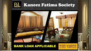 GulshaneKaneez Fatima Scheme 33 Leased Bank Loan Applicable 200 Yards House For Sale [upl. by Agler306]