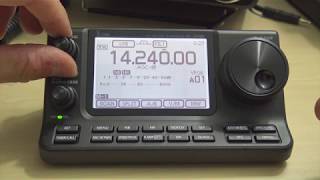 Icom IC7100 Review And Demonstration HFVHFUHFDSTAR [upl. by Ecnarolf]