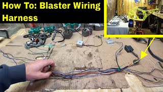 How To Revamp Your Yamaha Blaster Gen1 19872002 Wiring Harness amp Eliminate Tors Key amp Oil Light [upl. by Lleirbag]