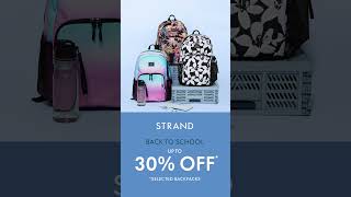 Enjoy up to 30 off selected backpacks at Strand travelbag [upl. by Robena]