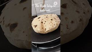 Should roti be eaten by baking it on a pan or on direct gas flameshortsytshortsroti [upl. by Assyle]