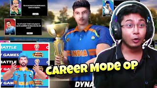 Finally Career Mode First Time Playing in World Cricket Battle 2  OctaL [upl. by Lleynad176]