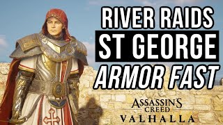 CORRECT Saint George’s Armor Locations All River Raids Maps Gear Clues  Assassin’s Creed Valhalla [upl. by Player]