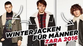 WINTERJACKEN für Männer  ZARA 2016 [upl. by Azitram767]