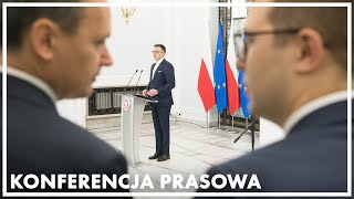 Konferencja prasowa marszałka Sejmu Szymona Hołowni przed 21 posiedzeniem Izby [upl. by Tselec67]