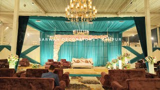 Cawnpore Club  Akbar Lawn  Wedding Decor  Sarwan Decorators  9839111213 [upl. by Enaitsirhc]