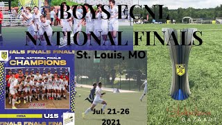 ECNL National Finals St Louis 2021 CESA VLOG [upl. by Hnid]