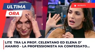 La Prof Celentano ed Elena D’ Amario litigano in modo furioso  Amici 23 [upl. by Ettezoj446]