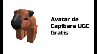 consigue el avatar de capibara gratis para tu inventario [upl. by Shreve]