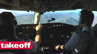 Condor Boeing 767 FrankfurtMauritius CockpitFlug mit Audiokommentar vom Flugkapitän [upl. by Nnahs]