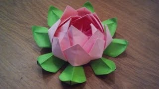 How To Make an Origami Lotus Flower [upl. by Suneya201]