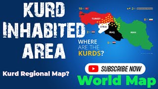 Kurdistan Explained on Map Kurdish Inhabited Area Kurdistan Issue Kurdish Issue in Turkey 2023 [upl. by Susann]