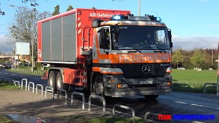 Unfall mit radioaktivem Material im Rebstockpark Einsatzübung der BF Frankfurt mit dem Land Hessen [upl. by Bergquist]