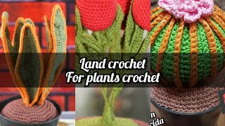 Amigurumi land crochet land crochet plant [upl. by Rozanna]