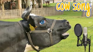 FUNNY COW DANCE 40│Cow Song amp Cow Videos 2023  Cow dance mix  funny dancing cow [upl. by Aracal]