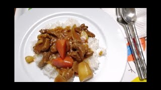 Japanese Curry Vermont Curry with Touch of Apple and Honey Homestyle [upl. by Aserehs]