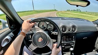 2009 Porsche Cayman S 9872 vs 9871  POV Driving Impressions [upl. by Yeliab]