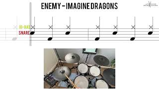 How to Play 🥁 Enemy Imagine Dragons [upl. by Fulvi99]