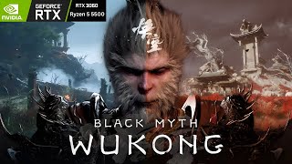 Ryzen 5 5500  RTX 3060  Black Myth Wukong DLSS and FSR Frame gen Gameplay Test [upl. by Pompei]