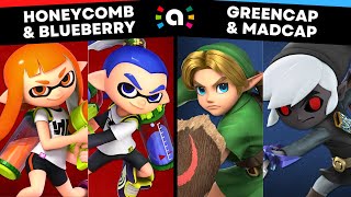 INKLINGS vs YOUNGLINGS  Instadrop Amiibo Smash Ultimate [upl. by Derraj]