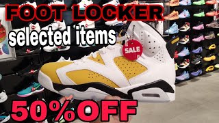 FOOT LOCKER SALE SELECTED ITEMS 50OFF [upl. by Hsu]