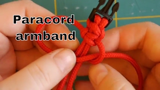 Paracord armband [upl. by Tillford]