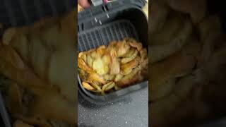 Air Fryer Potato Peel Crisps shorts [upl. by Affra]