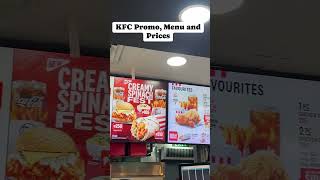 KFC Promo Deals Menu and Prices KFC kfcchicken kfcphilippines KFChallenge kfcmenu kfcprice [upl. by Dempsey881]