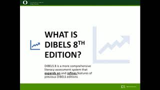 DIBELS 8th Edition Introductory Webinar [upl. by Arodnahs559]