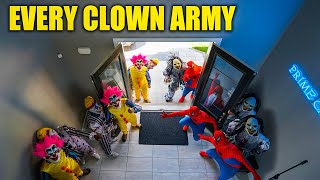 FIGHTING OFF EVERY CLOWN ARMY THAT ATTACKED STROMEDYS HOUSE SCARIEST MOMENTS 2022 [upl. by Atnoved447]