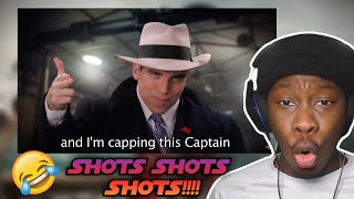 Blackbeard vs Al Capone Epic Rap Battles of History  Reaction [upl. by Nerac]