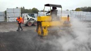 Bomag BW200 asphalt rolling [upl. by Steffane]