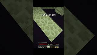 Bridging over the void in Minecraft minecraft gaming [upl. by Akahs]