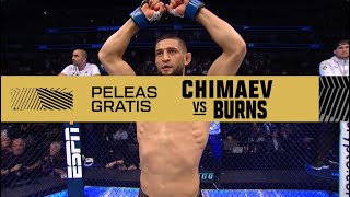 UFC294 Pelea Gratis Chimaev vs Burns [upl. by Ahsiekam422]