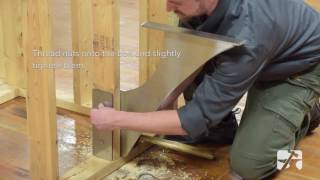 HOWTO Foss Shower Bench Bracket Installation [upl. by Tica780]