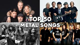 Top 50 Heavy Metal Songs Of All Time  HUX HEARD [upl. by Ransom854]