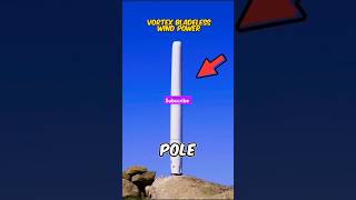 Bladeless wind turbine science sciencefacts facts windturbine [upl. by Cheryl]