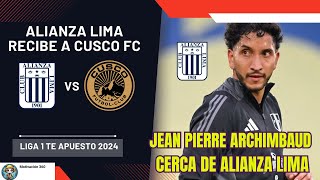 Jean Pierre Archimbaud cerca de Alianza Lima  La previa del Alianza Lima vs Cusco FC por la Liga 1 [upl. by Sevik260]