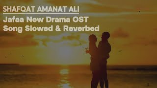 Jafaa Drama OST Song Slowed and Reverb  Shafqat Amanat Ali  Sehar Khan  Mawra Hussain  2024 [upl. by Enelyak]