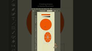 Creating shapes in Adobe Illustrator typography logo illustrator short tutorial trending [upl. by Eseer]