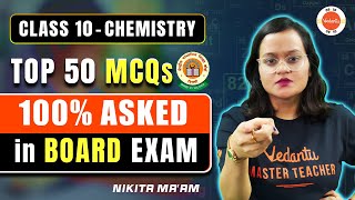 Class 10 Chemistry MCQs 🔥 Most Important Questions from Full Syllabus [upl. by Llerad276]