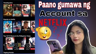 Paano gumawa ng account sa netflix step by step tutorial [upl. by Aya]