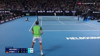 Alexander Zverev vs Daniil Medvedev AUSTRALIAN OPEN 2024  TENNIS HIGHLIGHTS 🔴 [upl. by Saimerej]