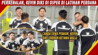 SEJAM BARU TIBA KEVIN DIKS LANGSUNG GABUNG LATIHAN PERDANA TIMNAS INDONESIA [upl. by Danette]