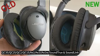 How To Remove amp Replace Bose Quietcomfort Earpads Cushions [upl. by Imojean]