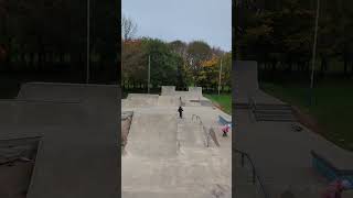 Andover skateparkfinding his line for the day [upl. by Esilenna]